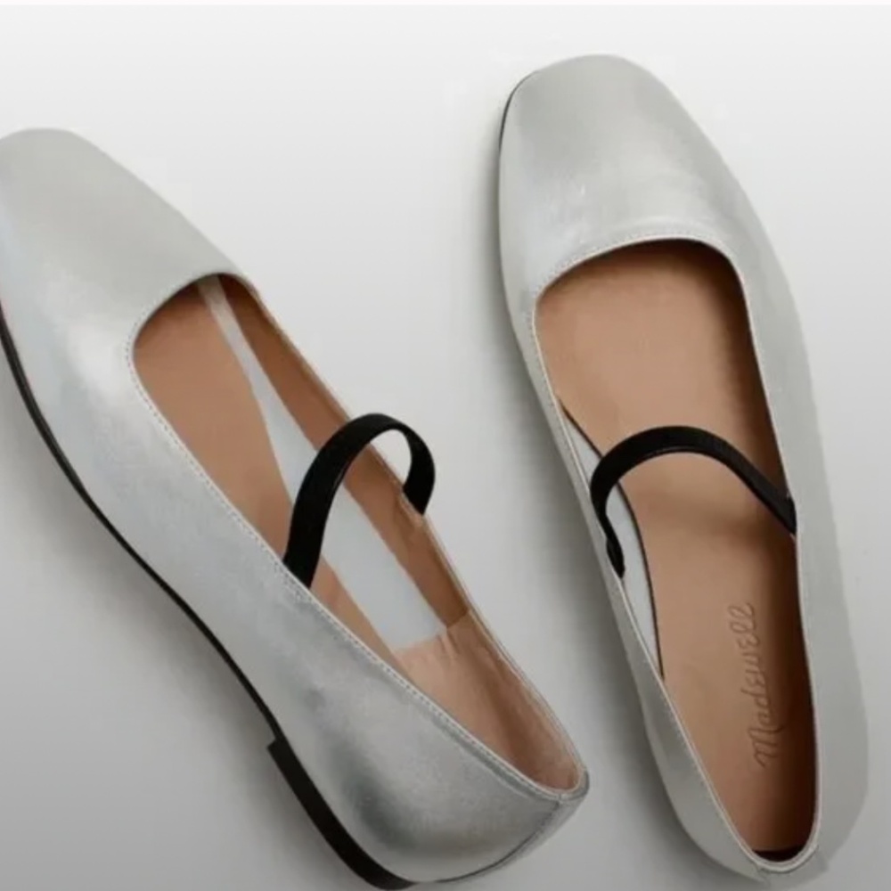 Madewell Silver Women's Flats